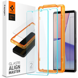 Szkło Hartowane Spigen Alm Glas.tr Slim 2-pack Sony Xperia 1 V Clear