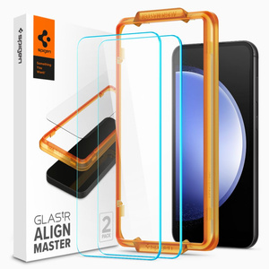 Tempered Glass Spigen Alm Glas.tr 2er-Pack Galaxy S23 Fe Klar