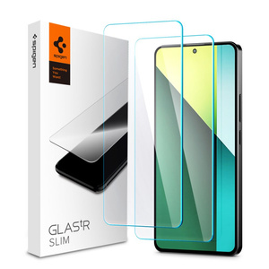 Verre trempé Spigen GLAS.TR SLIM 2-PACK XIAOMI REDMI NOTE 13 PRO 5G CLEAR