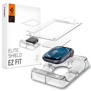 Glas Spigen HYBRID ELITE SCHILD "EZ FIT" Apple Watch 2ER-PACK 10 (46 MM) KLAR