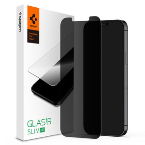 SPIGEN Glass.tr iPhone 12 12 Pro Privatsphäre gehärtetes Glas