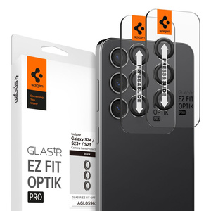 Osłona Aparatu Spigen Optik.tr ”ez Fit” Camera Protector 2-pack Galaxy S24 / S23 / S23 Plus Black