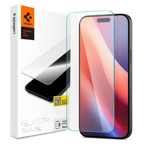 GEHÄRTETES GLAS SPIGEN GLAS.TR SLIM IPHONE 16 PRO MAX KLAR