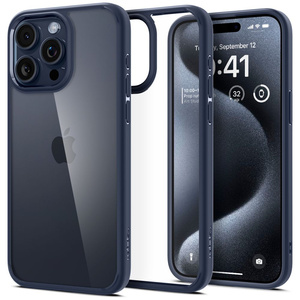 Etui iPhone 15 Pro Max Spigen Ultra Hybrid Navy Blue