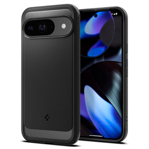 Spigen Rugged Armor MATTE GOOGLE PIXEL 9 / 9 PRO SCHWARZ