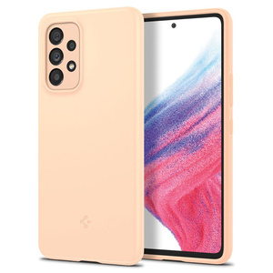 Etui Spigen Thin Fit Galaxy A53 5G Cotton Peach Brzoskwiniowy Case