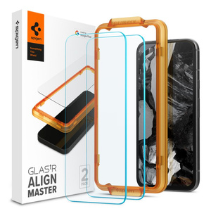 Tempered Glass Spigen ALM GLAS.TR 2-PACK GOOGLE PIXEL 8A CLEAR