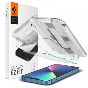 SZKŁO HARTOWANE SPIGEN Apple iPhone 13 Mini Glas.Tr ”EZ Fit” 2-Pack