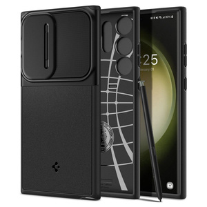 Case Spigen OPTIK Armor GALAXY S23 ULTRA BLACK