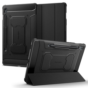 Hülle Spigen Rugged Armor "pro" Galaxy Tab S9 Fe 10.9 X510 / X516b Schwarz Case