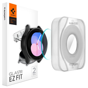 Verre trempé Spigen GLAS.TR "EZ-FIT" (EN ANGLAIS) 2-PACK GALAXY WATCH 4 / 5 (40 MM)