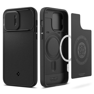 Coque Spigen IPhone 14 PRO MAX OPTIK Armor Mag MagSafe NOIR