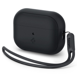 Coque Spigen Bracelet en silicone Apple Airpods Pro 1 / 2 noir Case