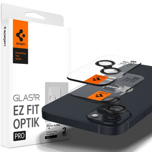 KAMERASCHUTZ Spigen OPTIK.TR "EZ FIT" KAMERASCHUTZ 2ER-PACK IPhone 14 / 14 PLUS SCHWARZ