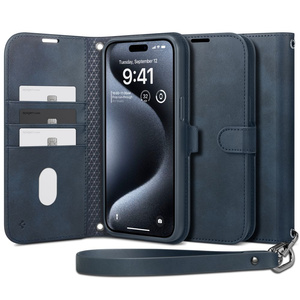 Hülle Spigen Brieftasche 's' Pro IPhone 15 Pro Navy