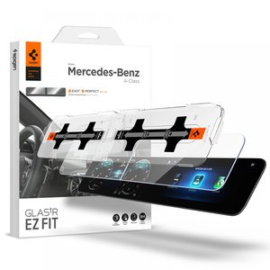 Spigen Juego Glas.Tr "ez Fit" Mercedes Clase A 2020 / 2021 Vidrio Templado