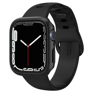 Hülle Spigen Apple Watch 7 (45MM) Thin Fit Schwarz Case