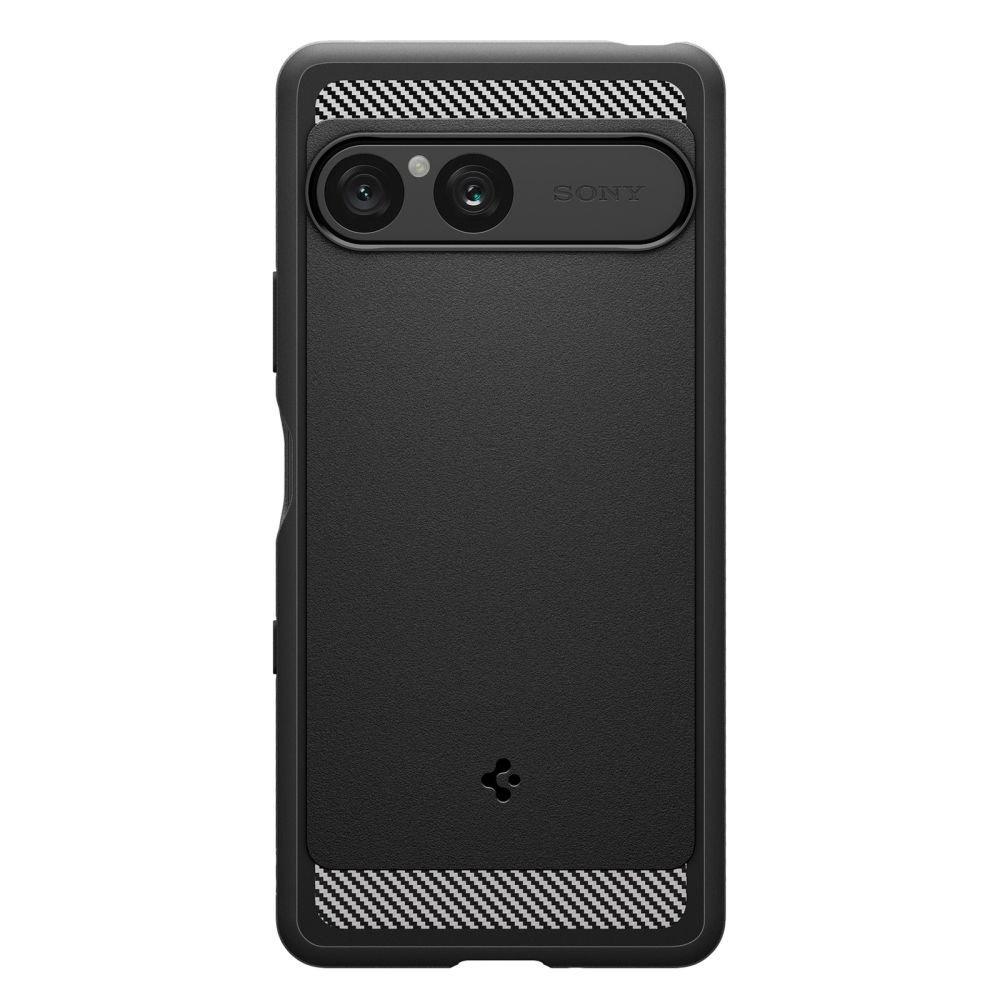 Matte Black i karbonowe akcenty — styl Rugged Armor do Xperia 10 VII