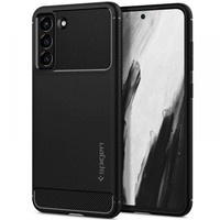 Hülle Spigen Galaxy S21 Fe Rugged Armor MATTE Schwarz Case