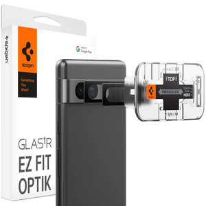 Kameraschutz Spigen Optik.tr "ez Fit" Kameraschutz 2er-Pack Google Pixel 7A Schwarz