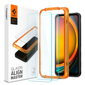 Загартоване скло Spigen Alm Glas.tr 2pack Galaxy Xcover 7 Clear