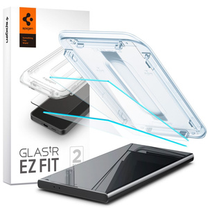 Tempered Glass Spigen Glas.tr "ez Fit" 2-pack Samsung Galaxy S24 Ultra Clear