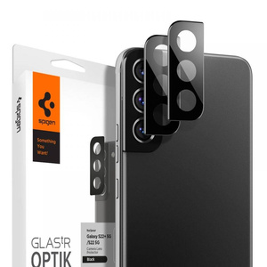 Spigen S22 S22+ PLUS BLACK OPTIK.TR CAMERA PROTECTOR 2-PACK Verre POUR APPAREIL PHOTO